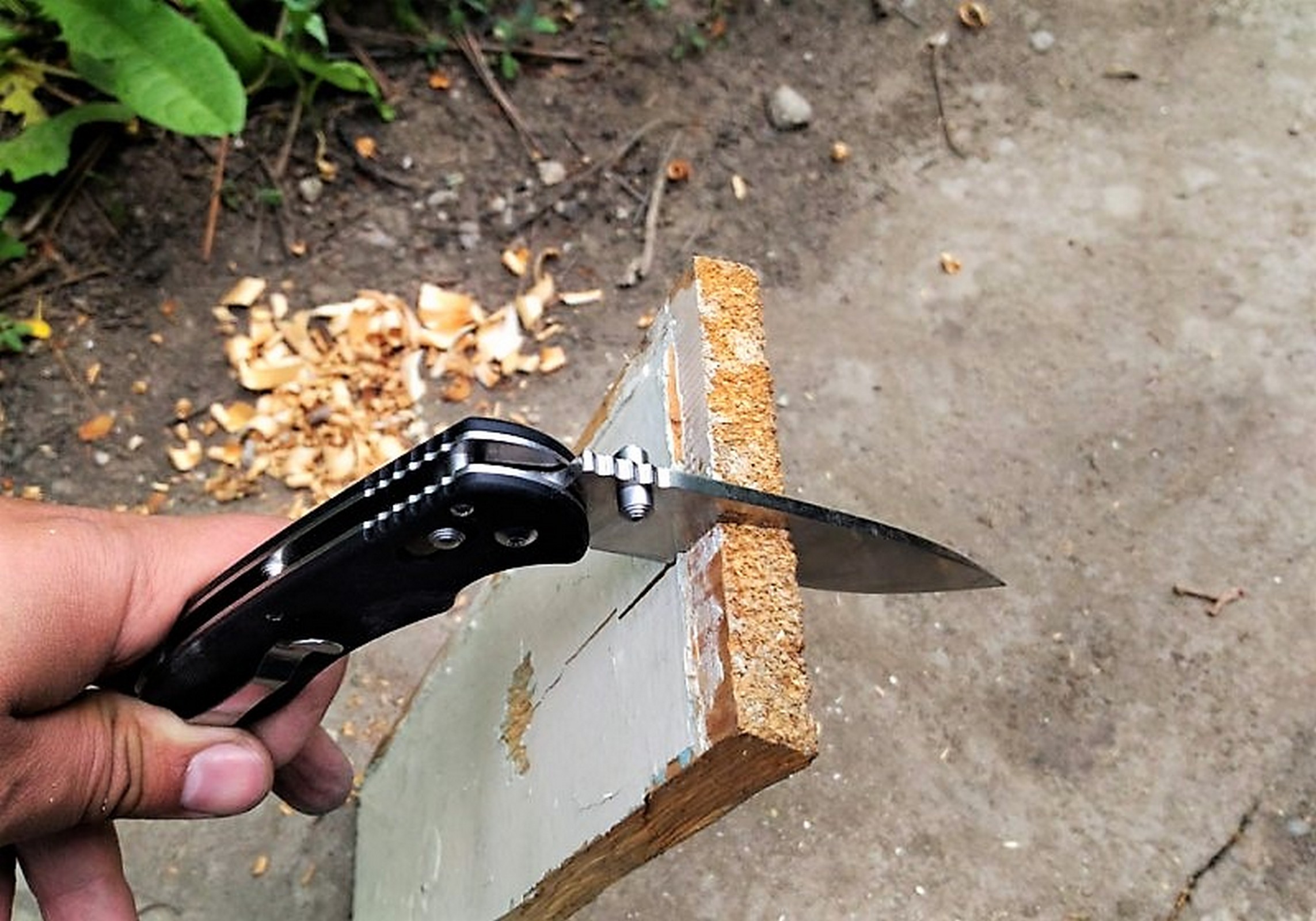 Klapp Taschen Einhand Outdoor Freizeit Angeln Zelten Messer GANZO G740 Schwarz